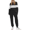 imageDisamer Lounge Sets for Women 2 Piece Outfits Sweatsuits Sets Long Pants Y2K Winter 2023 Trendy Workout Tracksuit Sweatshirt