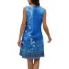 imageDisamer Beach Dresses for Women 2025 Vacation Swim Cover up VNeck Summer Dress Button Down Sleeveless Boho Floral SundressFloral Navy
