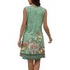 imageDisamer Beach Dresses for Women 2025 Vacation Swim Cover up VNeck Summer Dress Button Down Sleeveless Boho Floral SundressFloral Rose