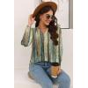 imageDisamer Womens T Shirts 2025 Fashion Tops Long Sleeve Pleated Dressy Casual Button Down Blouses Fall ClothesStriped Yellow