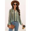 imageDisamer Womens T Shirts 2025 Fashion Tops Long Sleeve Pleated Dressy Casual Button Down Blouses Fall ClothesStriped Yellow