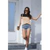 imageDisamer Cap Sleeve Knit Sweater Tops Sleeveless Vest 2025 Spring Clothes Oversized Summer Tank Trendy Short Sleeve T ShirtsColor Black
