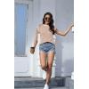imageDisamer Cap Sleeve Knit Sweater Tops Sleeveless Vest 2025 Spring Clothes Oversized Summer Tank Trendy Short Sleeve T ShirtsPure Brown