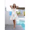 imageDisamer Summer Dresses for Women 2025 Sundresses Vacation Sleeveless Beach Swimsuit Cover Ups Spring Outfits Casual Sun DressBlock Light Green