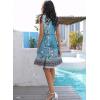imageDisamer Summer Dresses for Women 2025 Sundresses Vacation Sleeveless Beach Swimsuit Cover Ups Spring Outfits Casual Sun DressFloral Blue