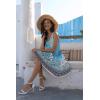 imageDisamer Summer Dresses for Women 2025 Sundresses Vacation Sleeveless Beach Swimsuit Cover Ups Spring Outfits Casual Sun DressFloral Blue