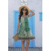 imageDisamer Summer Dresses for Women 2025 Sundresses Vacation Sleeveless Beach Swimsuit Cover Ups Spring Outfits Casual Sun DressFloral Green