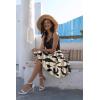 imageDisamer Summer Dresses for Women 2025 Sundresses Vacation Sleeveless Beach Swimsuit Cover Ups Spring Outfits Casual Sun DressFloral Leaf