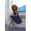 imageDisamer Summer Dresses for Women 2025 Sundresses Vacation Sleeveless Beach Swimsuit Cover Ups Spring Outfits Casual Sun DressPure Navy