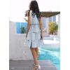 imageDisamer Summer Dresses for Women 2025 Sundresses Vacation Sleeveless Beach Swimsuit Cover Ups Spring Outfits Casual Sun DressStriped Navy