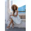 imageDisamer Summer Dresses for Women 2025 Sundresses Vacation Sleeveless Beach Swimsuit Cover Ups Spring Outfits Casual Sun DressStriped Navy