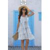 imageDisamer Summer Dresses for Women 2025 Sundresses Vacation Sleeveless Beach Swimsuit Cover Ups Spring Outfits Casual Sun DressStriped Navy