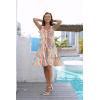 imageDisamer Summer Dresses for Women 2025 Sundresses Vacation Sleeveless Beach Swimsuit Cover Ups Spring Outfits Casual Sun DressStriped Orange