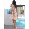 imageDisamer Summer Dresses for Women 2025 Sundresses Vacation Sleeveless Beach Swimsuit Cover Ups Spring Outfits Casual Sun DressStriped Orange
