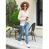 imageDisamer Womens 2025 Knit Cardigan Sweaters Fall Clothes Long Sleeve Fashion Casual Y2k Tie Open Front Cropped JacketsApricot