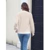 imageDisamer Womens 2025 Knit Cardigan Sweaters Fall Clothes Long Sleeve Fashion Casual Y2k Tie Open Front Cropped JacketsApricot