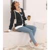 imageDisamer Womens 2025 Knit Cardigan Sweaters Fall Clothes Long Sleeve Fashion Casual Y2k Tie Open Front Cropped JacketsBlack