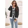 imageDisamer Womens 2025 Knit Cardigan Sweaters Fall Clothes Long Sleeve Fashion Casual Y2k Tie Open Front Cropped JacketsBlack