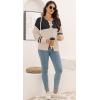 imageDisamer Womens 2025 Knit Cardigan Sweaters Fall Clothes Long Sleeve Fashion Casual Y2k Tie Open Front Cropped JacketsDouble Khaki