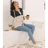 imageDisamer Womens 2025 Knit Cardigan Sweaters Fall Clothes Long Sleeve Fashion Casual Y2k Tie Open Front Cropped JacketsDouble Khaki