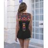 imageDisamer Womens Tank Tops 2025 Loose Fit Casual Summer Spaghetti Strap Trendy Spring Cute Lace Sleeveless T ShirtsFlower Black