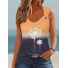 imageDisamer Womens Tank Tops 2025 Loose Fit Casual Summer Spaghetti Strap Trendy Spring Cute Lace Sleeveless T ShirtsFlower Dandelion