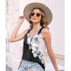 imageDisamer Womens Tank Tops 2025 Loose Fit Casual Summer Spaghetti Strap Trendy Spring Cute Lace Sleeveless T ShirtsFlower Lily