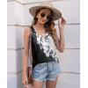 imageDisamer Womens Tank Tops 2025 Loose Fit Casual Summer Spaghetti Strap Trendy Spring Cute Lace Sleeveless T ShirtsFlower Lily