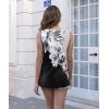 imageDisamer Womens Tank Tops 2025 Loose Fit Casual Summer Spaghetti Strap Trendy Spring Cute Lace Sleeveless T ShirtsFlower Lily