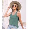 imageDisamer Womens Tank Tops 2025 Loose Fit Casual Summer Spaghetti Strap Trendy Spring Cute Lace Sleeveless T ShirtsLace Green