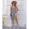 imageDisamer Womens Tank Tops 2025 Loose Fit Casual Summer Spaghetti Strap Trendy Spring Cute Lace Sleeveless T ShirtsLace Pink