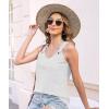 imageDisamer Womens Tank Tops 2025 Loose Fit Casual Summer Spaghetti Strap Trendy Spring Cute Lace Sleeveless T ShirtsLace White