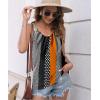 imageDisamer Womens Tank Tops 2025 Loose Fit Casual Summer Spaghetti Strap Trendy Spring Cute Lace Sleeveless T ShirtsPlaid Striped