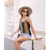imageDisamer Womens Tank Tops 2025 Loose Fit Casual Summer Spaghetti Strap Trendy Spring Cute Lace Sleeveless T ShirtsPlaid Striped