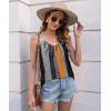 imageDisamer Womens Tank Tops 2025 Loose Fit Casual Summer Spaghetti Strap Trendy Spring Cute Lace Sleeveless T ShirtsPlaid Striped