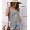 imageDisamer Womens Tank Tops 2025 Loose Fit Casual Summer Spaghetti Strap Trendy Spring Cute Lace Sleeveless T ShirtsPrint Dragonfly