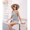 imageDisamer Womens Tank Tops 2025 Loose Fit Casual Summer Spaghetti Strap Trendy Spring Cute Lace Sleeveless T ShirtsPrint Dragonfly