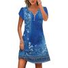 Floral Royal Blue