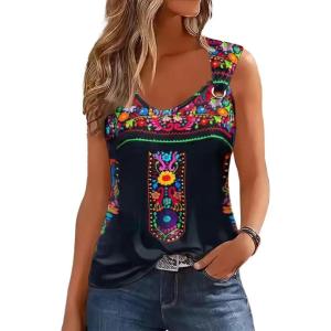 imageDisamer Womens Tank Tops 2025 Loose Fit Casual Summer Spaghetti Strap Trendy Spring Cute Lace Sleeveless T ShirtsFlower Black