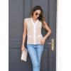 imageDisamer Sweaters Vest Tops for Women 2025 Summer Sleeveless T Shirts Button Down Cardigans Casual Knit Spring ClothesApricot