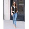 imageDisamer Sweaters Vest Tops for Women 2025 Summer Sleeveless T Shirts Button Down Cardigans Casual Knit Spring ClothesBlack