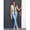 imageDisamer Sweaters Vest Tops for Women 2025 Summer Sleeveless T Shirts Button Down Cardigans Casual Knit Spring ClothesLine Apricot