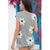 imageDisamer Womens Short Sleeve Sweater Tops 2025 Summer Sleeveless Vests Loose fit Tank Cap Sleeve Knit Spring OutfitsDaisy Gray