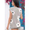 imageDisamer Womens Short Sleeve Sweater Tops 2025 Summer Sleeveless Vests Loose fit Tank Cap Sleeve Knit Spring OutfitsDaisy Khaki