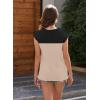 imageDisamer Womens Summer Cap Sleeve Tops Sleeveless Sweater Vest Casual Loose Fit Striped Knit Lightweight PulloverColor Black
