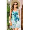 imageSummer Dresses for Women 2025 Sundresses Sleeveless Beach Swimsuit Cover Ups Spring Casual Loose Tank Tshirt Sun DressDye Tortoise