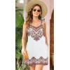 imageSummer Dresses for Women 2025 Sundresses Sleeveless Beach Swimsuit Cover Ups Spring Casual Loose Tank Tshirt Sun DressFlower Vine Red