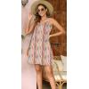 imageSummer Dresses for Women 2025 Sundresses Sleeveless Beach Swimsuit Cover Ups Spring Casual Loose Tank Tshirt Sun DressStriped Ribbon
