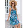 imageDisamer Summer Dresses for Women 2025 Sundresses Beach Swimsuit Coverups Vacation Sleeveless Button Down Spring Sun DressFloral Lotus