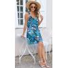 imageDisamer Summer Dresses for Women 2025 Sundresses Beach Swimsuit Coverups Vacation Sleeveless Button Down Spring Sun DressFloral Lotus